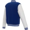 Tampa Bay Lightning Wool & Leather Reversible Varsity Jacket - Image 3
