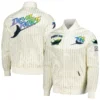 Tampa Bay Rays Classic Pro Standard Cooperstown Pinstripe Full-Snap Satin Varsity Jacket - Image 3