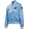 Women's Tampa Bay Rays Retro Classic Full-Snap Satin Varsity Jacket - Image 3