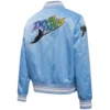 Women's Tampa Bay Rays Retro Classic Full-Snap Satin Varsity Jacket - Image 2
