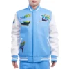 Tampa Devil Rays Retro Classic Baseball Team Players Wool & Leather Varsity Jacket
