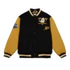 Anaheim Ducks Team Legacy Black/Gold Wool Varsity Jacket