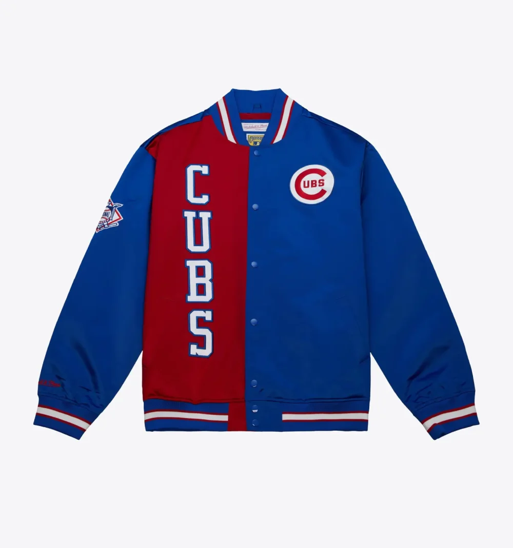 Chicago Cubs Team OG 2.0 Lightweight Satin Varsity Jacket