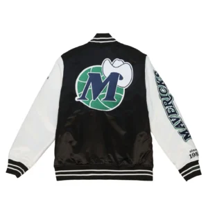 Alternative view of Team Legacy Varsity Satin Jacket Dallas Mavericks