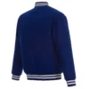 Texas Rangers Baseball Team Players Full Wool One Color Varsity Jacket - Image 2