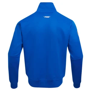 Alternative view of Texas Rangers Neutral Pro Standard Fast Lane Full-Zip Satin Varsity Jacket