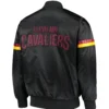 The Champ Starter Cleveland Cavaliers Black Satin Varsity Jacket - Image 2