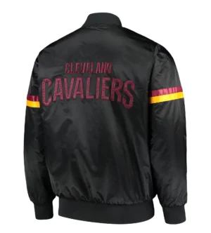 Alternative view of The Champ Starter Cleveland Cavaliers Black Satin Varsity Jacket