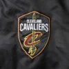 The Champ Starter Cleveland Cavaliers Black Satin Varsity Jacket - Image 3