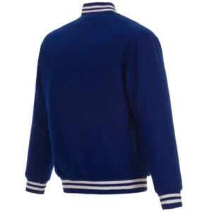 Alternative view of Toronto Blue Jays Full Wool One Color Varsity Royal Jacket