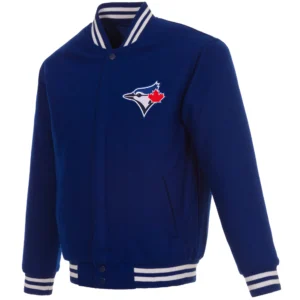 Toronto Blue Jays Full Wool One Color Varsity Royal Jacket