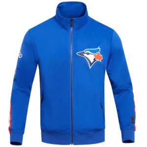 Toronto Blue Jays Classic Rib knitted Polyester Varsity Jacket