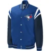 Toronto Blue Jays Title Holder G-III Sports by Carl Banks Full-Snap Varsity Jacket
