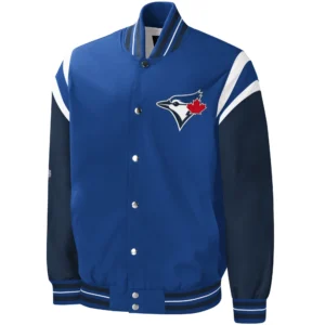 Toronto Blue Jays Title Holder G-III Sports by Carl Banks Full-Snap Varsity Jacket