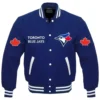 Toronto Blue Jays Letterman Wool Varsity Blue Jacket