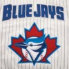 Toronto Blue Jays Pro Standard Retro Classic Full-Snap Satin Varsity Cream Jacket - Image 5