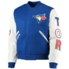 Toronto Blue Jays classic Pro Standard Wool & Leather Varsity Jacket