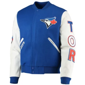 Toronto Blue Jays classic Pro Standard Wool & Leather Varsity Jacket