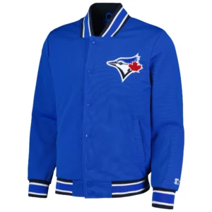 Toronto Blue Jays Starter Secret Weapon Full-Snap Varsity Jacket