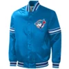Toronto Blue Jays Starter Slider Full-Snap Satin Varsity Jacket