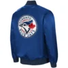 Toronto Blue Jays Starter The Ambassador Full-Zip Satin Varsity Royal Jacket - Image 2