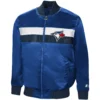Toronto Blue Jays Starter The Ambassador Full-Zip Satin Varsity Royal Jacket