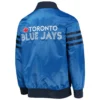 Toronto Blue Jays Starter The Captain II Full-Zip Satin Varsity Royal Jacket - Image 2