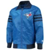 Toronto Blue Jays Starter The Captain II Full-Zip Satin Varsity Royal Jacket