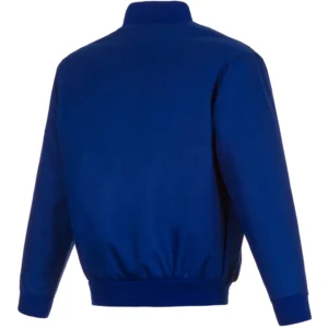 Alternative view of Toronto Blue Jays Team players Full-Snap Satin Varsity Jacket
