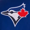 Toronto Blue Jays Team players Full-Snap Satin Varsity Jacket - Image 3