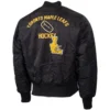Toronto Maple Leafs Eye Of The Tiger Black Bomber Jacket - Image 2