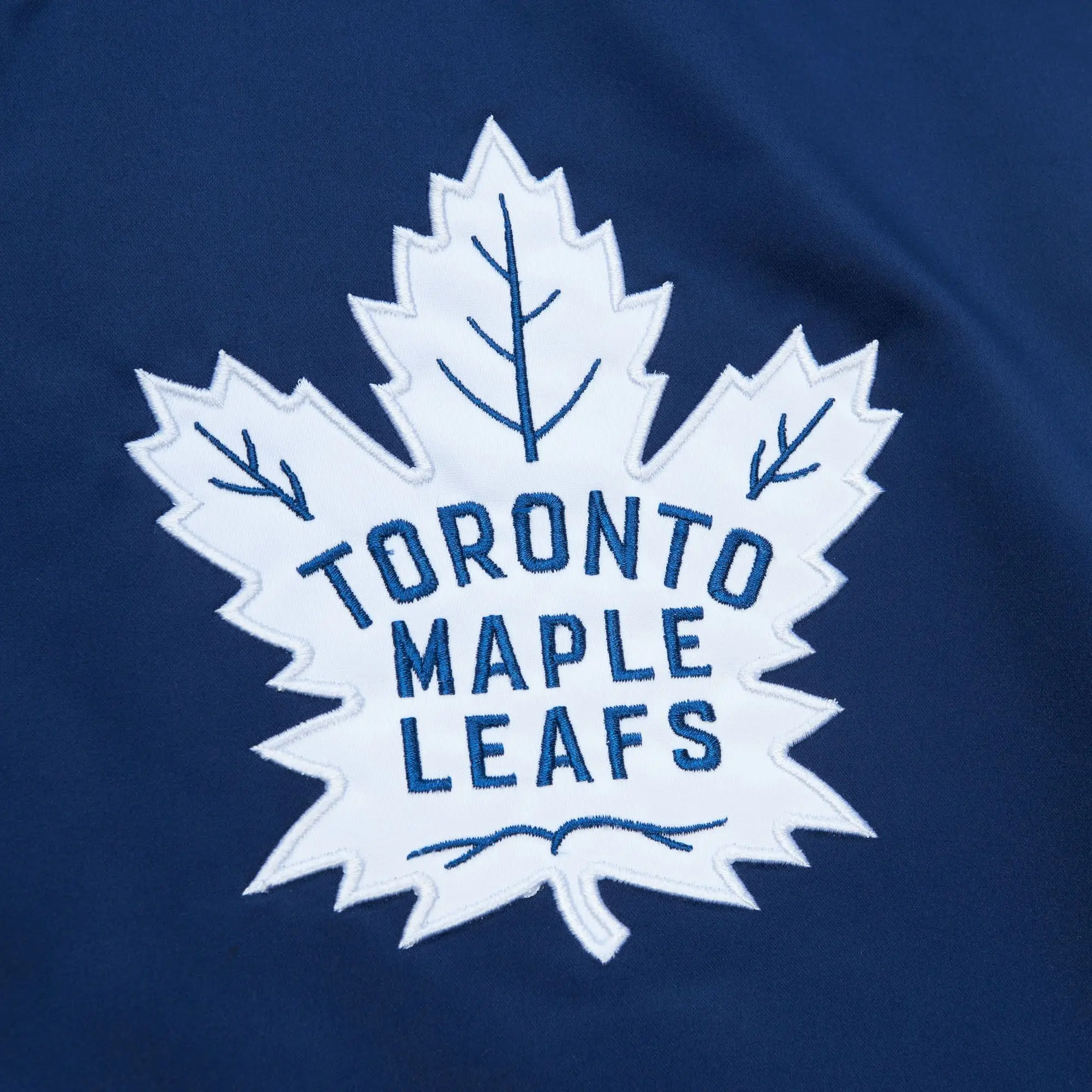 Toronto Maple Leafs Cooperstown Heavyweight Blue Varsity Jacket - Image 3