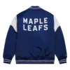 Toronto Maple Leafs Cooperstown Heavyweight Blue Varsity Jacket - Image 2