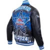Toronto Maple Leafs All Star Wool & Leather Varsity Jacket - Image 3