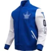 Men's Toronto Maple Leafs Classic Blue/White Varsity Jacket