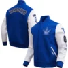 Men's Toronto Maple Leafs Classic Blue/White Varsity Jacket - Image 4