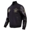 Alternative view of Men's Toronto Maple Leafs Black & Gold Varsity Jacket