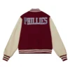 Alternative view of Philadelphia Phillies Team Legacy Wool & Leather Varsity Jacket