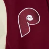 Philadelphia Phillies Team Legacy Wool & Leather Varsity Jacket - Image 3