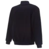 Utah Jazz Full Wool One Color Varsity Navy Jacket - Image 2