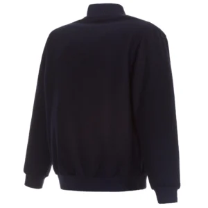 Alternative view of Utah Jazz Full Wool One Color Varsity Navy Jacket