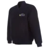 Utah Jazz Full Wool One Color Varsity Navy Jacket