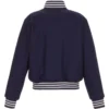 Vancouver Canucks Full Wool One Color Varsity Jacket - Image 2