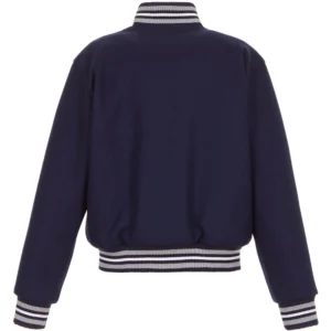 Alternative view of Vancouver Canucks Full Wool One Color Varsity Jacket