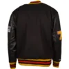 Alternative view of Vancouver Canucks Letterman Wool & Leather Varsity Jacket