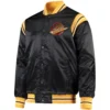Vancouver Canucks The Enforcer Satin Varsity Jacket