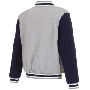 Alternative view of Vancouver Canucks Two Tone Wool Varsity Jacket