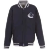 Vancouver Canucks Two Tone Wool Varsity Jacket - Image 3