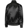 Vegas Golden Knights Classic Black Gifted Goalie Full-Snap Satin Varsity Jacket - Image 2