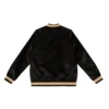 Vegas Golden Knights Cooperstown Heavyweight Ribbed Knitted Black Varsity Jacket - Image 2